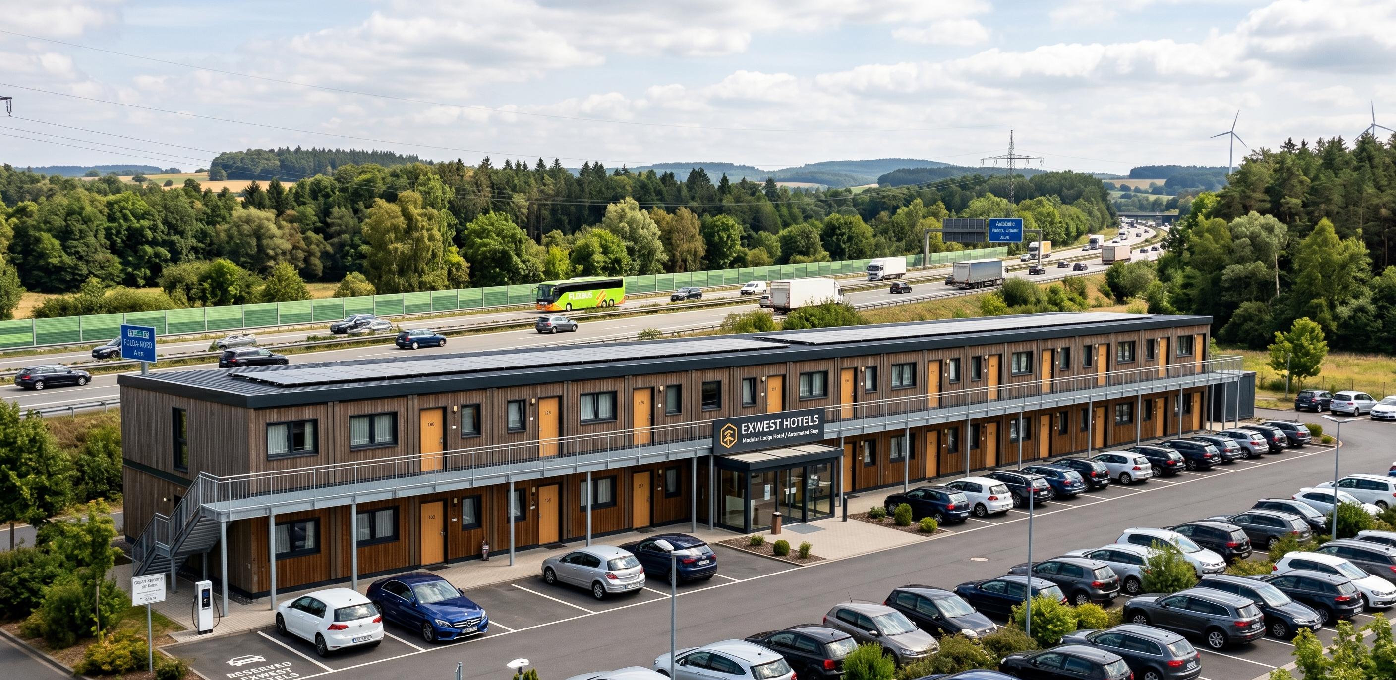 Modular Lodge Hotel / Automated Stay